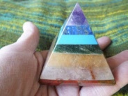 Seven Chakras Bonded Pyramid