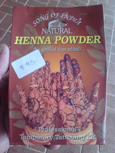 10pce Brown Henna Tubes Kit Box Body Art Paste Cream Natural No Chemical Dye