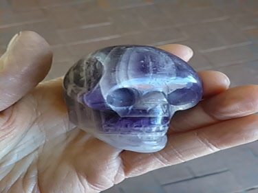 amethyst skull