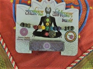 Seven Chakra Lava stone bracelet
