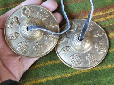 Medium Tinghsha or Tibetan Cymbals