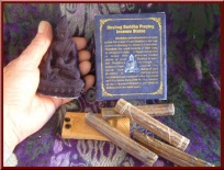 Tibetan Herbal incense with Buddha made from herbs