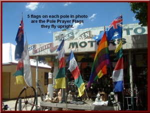 pole prayer flags coloured