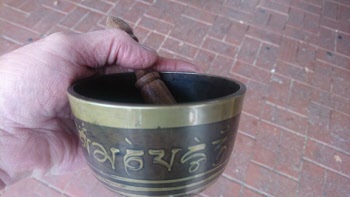 10 centimetre Tibetan singing bowl