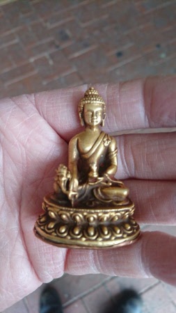 Small Gold Plated Medicine Buddha