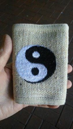 wallet with yin yang
