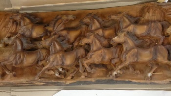 xl.horses wood carving (2)