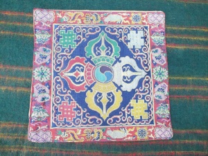 Beautiful Silk embroidered Altar Mat